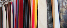 Catalogo de tejidos y pieles sinteticas.