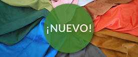 Novedades en tejidos y pieles sinteticas.