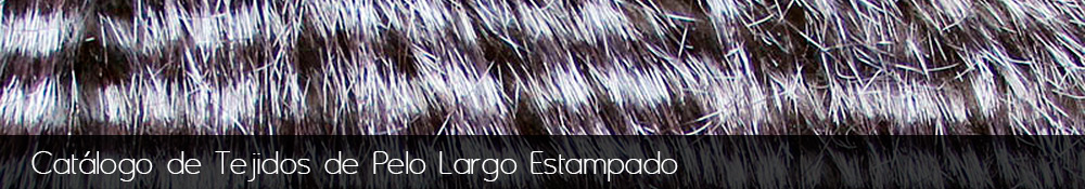 Fabricacion y venta de tejidos sinteticos de pelo largo estampado.