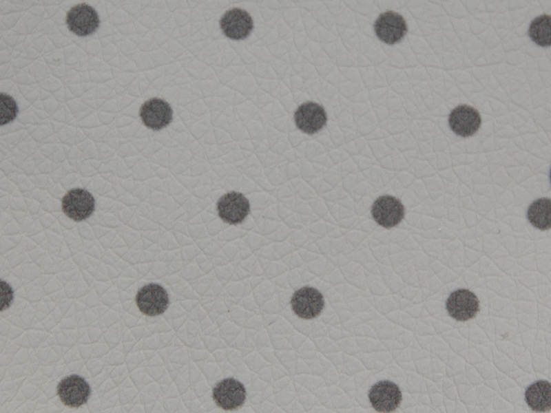 Tejido   GALAN ESTAMPADO TOPO GRIS
